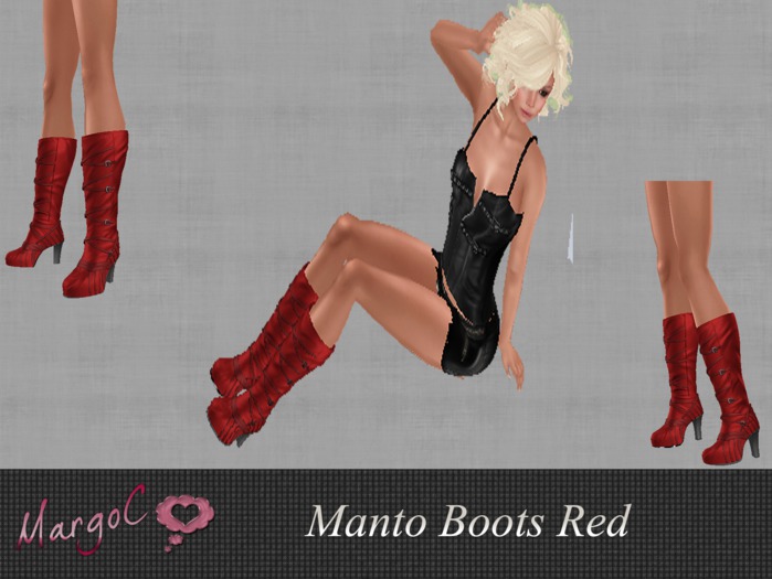 Manto Boots Red - MargoC