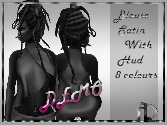 [AR] Blouse satin with hud DEMO