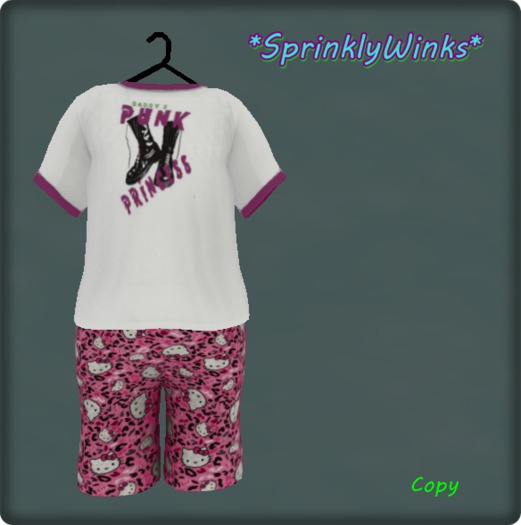 *S*W* Punk Princess Pjs (TD)