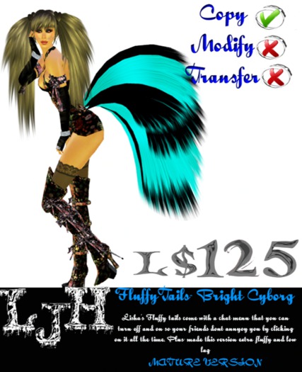 [LJH] Lisha's Fluffy tail Bright Cyborg