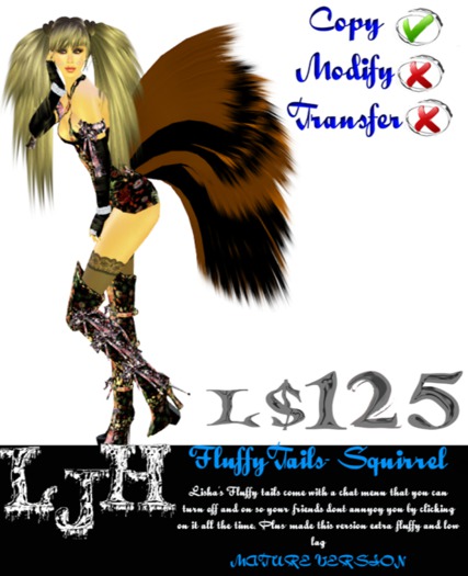 [LJH] Lisha's Fluffy Tail SQUIRREL