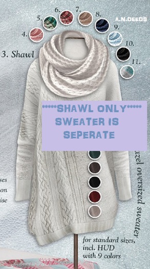 11.erratic / cwe - shawl / snowflakes