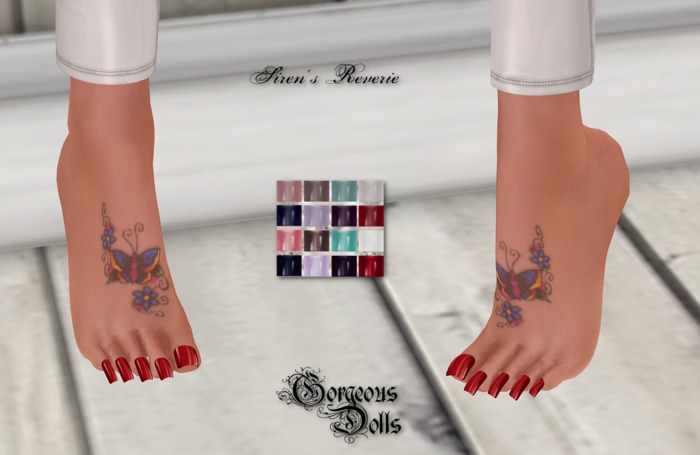 ~GD~Siren's Reveri(PEDI) - Slink FLAT Feet