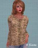 WOVEN MESH SWEATER - WARM ME UP !