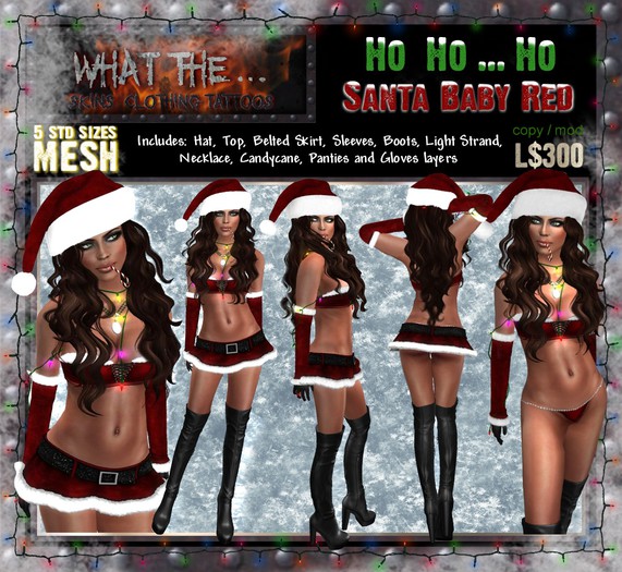 ~wth~ Santa Baby Red (BOXED)