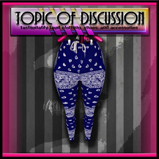 Second Life Marketplace {T.O.D}Bandana Joggers(BLUE)