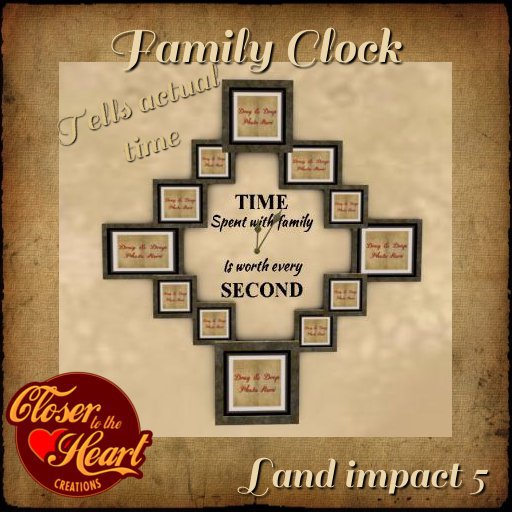 Family Clock BOXED