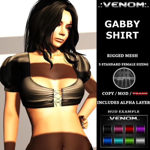 .::VENOM::. - BOXED - GABBY SHIRT