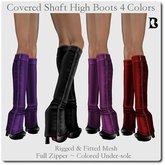 Blackburns Covered Shaft High Boots 4 Colors