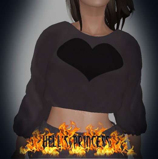.:Hell's Princess:. Mesh Heart Sweater