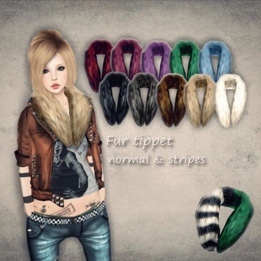 [M*G*S] Fur Tippet Emerald 