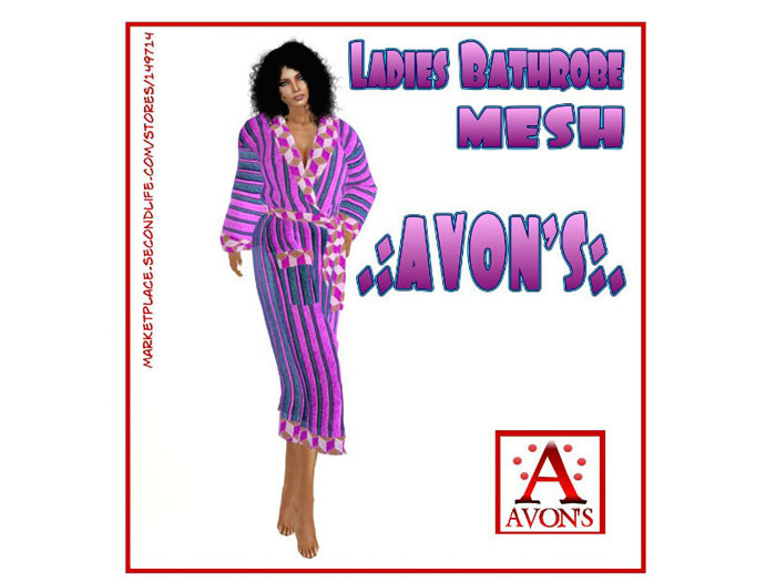 .:AVON'S:. Ladies Bathrobe MESH