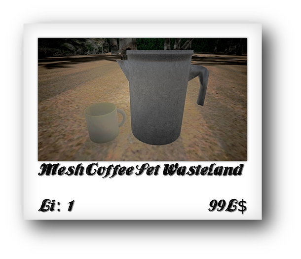 "M" Mesh Inside "M" Wasteland Coffee Set