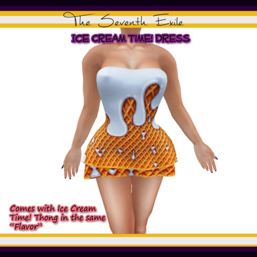 The Seventh Exile: Ice Cream Time! Dress - Taffy