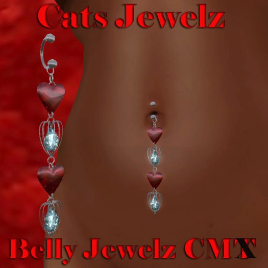 Caged Heart Belly Jewel