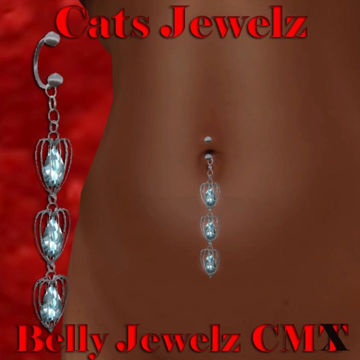 Caged Heart Belly Jewel