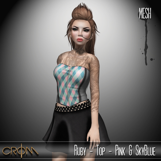 -CroM- Ruby - Pink & SkyBlue