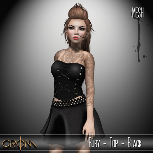 -CroM- Ruby - Black