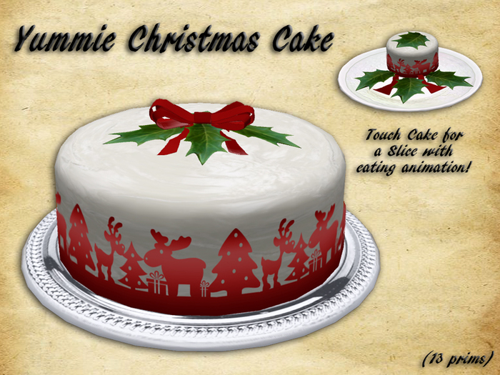 Yummie Christmas Cake (packed)
