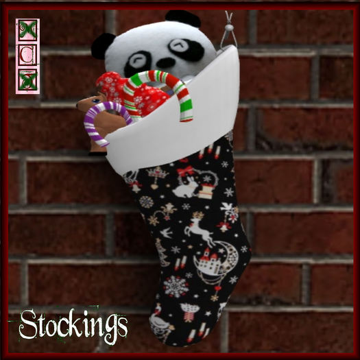 GPD Panda Stocking Black
