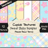 *Cupids Textures * 16 SWEET BABY SAMPLER SAMPLER