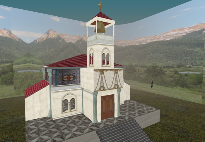 iglesia de marmol sin muebles