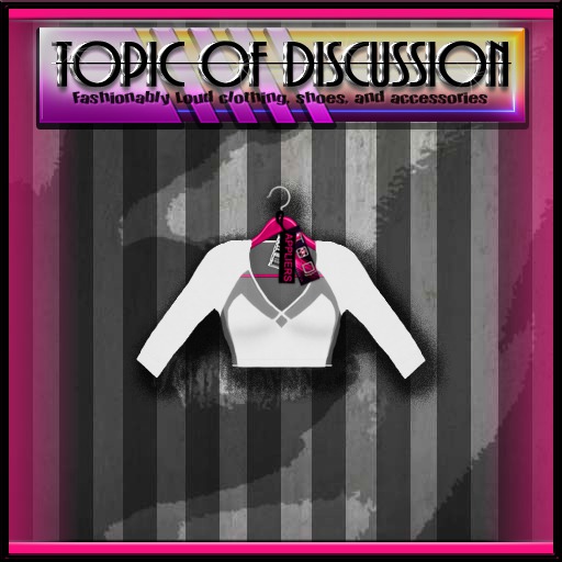 {T.O.D}Transparent V-Neck (WHT)