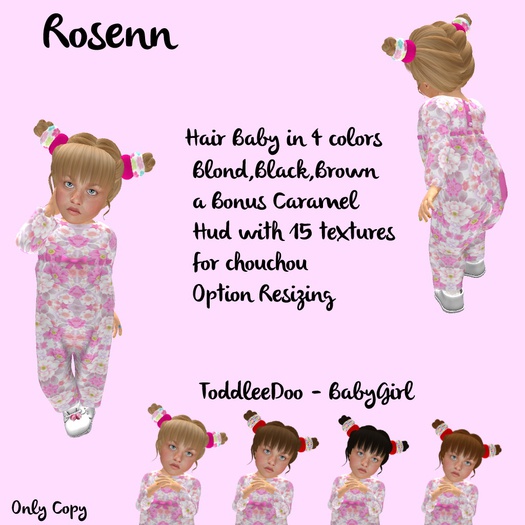 Toddleedoo Hair Rosenn