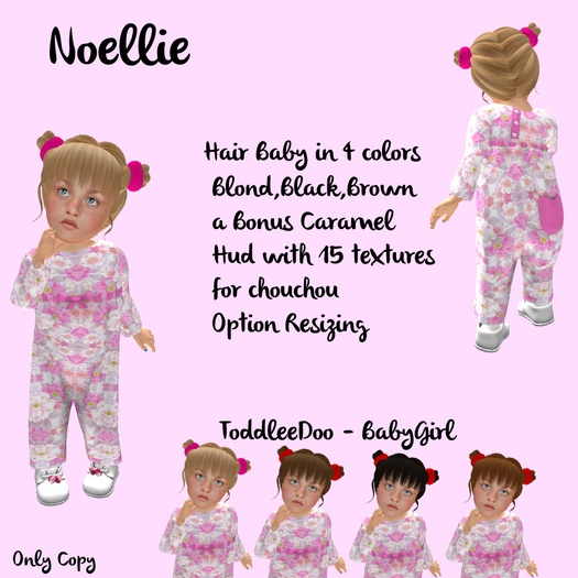 Toddleedoo Hair Noellie