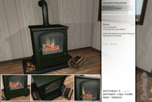 Sway's [Victor] wood burning Stove . sand