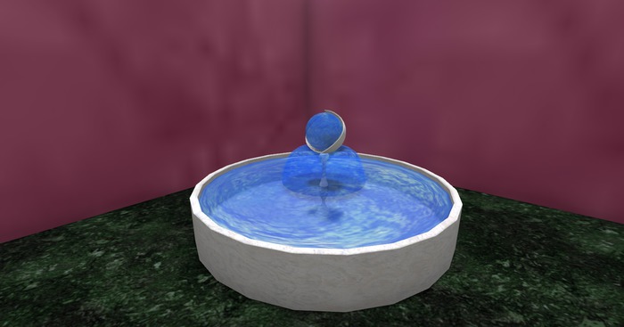 Pedestal Fountain --  Vanilla