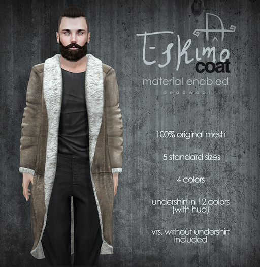 [Deadwool] Eskimo coat - light brown
