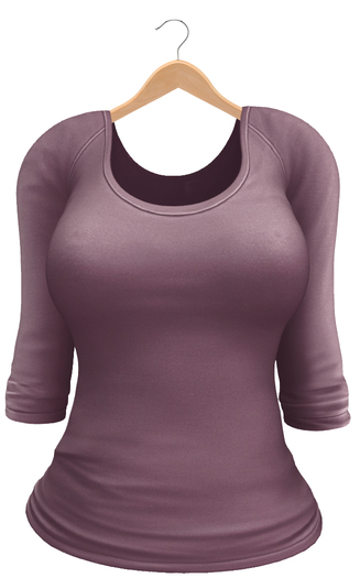 Blueberry Kits - Mesh - Belleza Venus & Lola's - Casual Tee - Purple