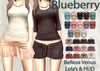 Blueberry kits basic tees suede skirts