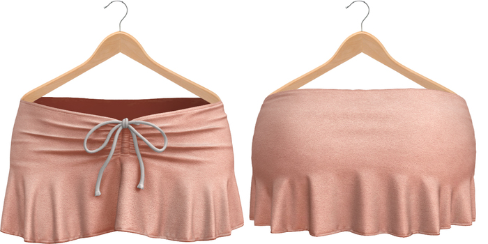 Blueberry Kits - Mesh - Belleza Venus & Standard Sizes - Tied Suede Skirts Pixie