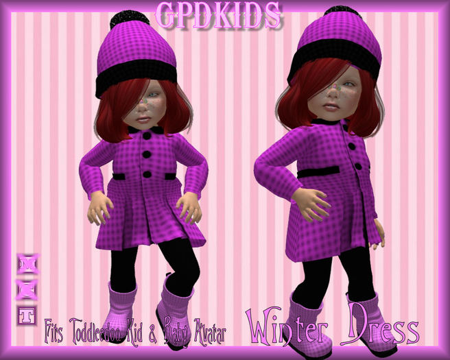 GPDKIDS - Winter Dress - Pink