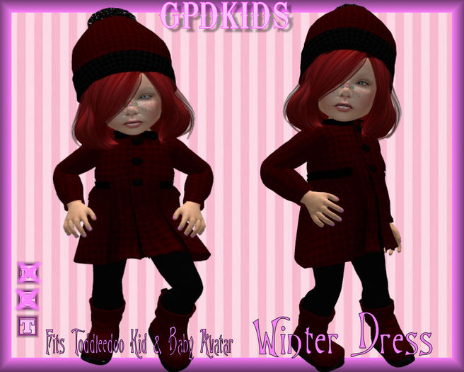 GPDKIDS - Winter Dress - Purple