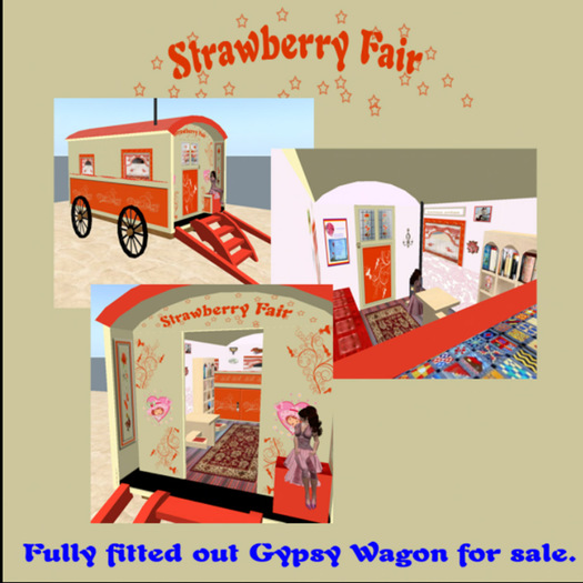 Strawberry Fair Gypsy Wagon boxed