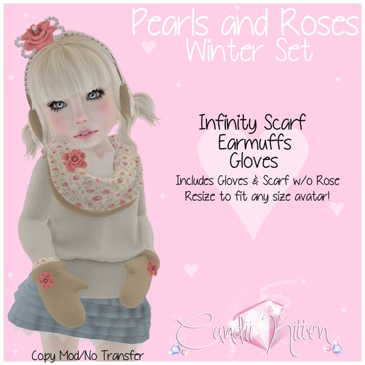 Candii Kitten - Pearls & Roses Winter Set 