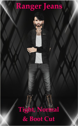 .:Vein:. Ranger Jeans - Black