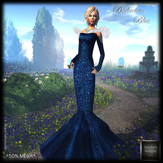 SAS - Bodacious Blue Gown (50% mesh)