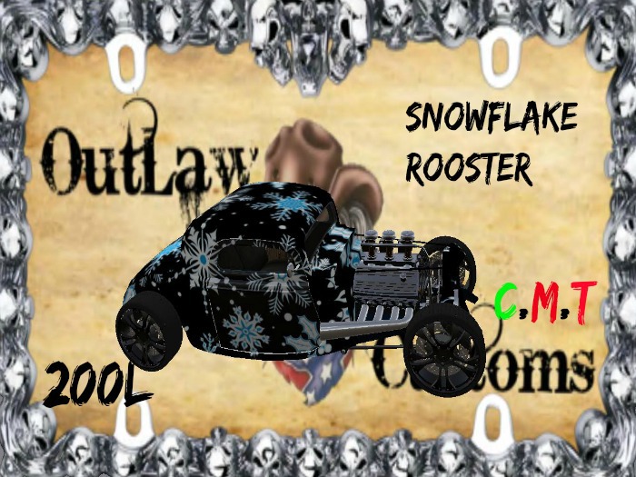 (OC) SnowFlake Rooster Boxed