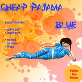 Cheap Pajama Blue