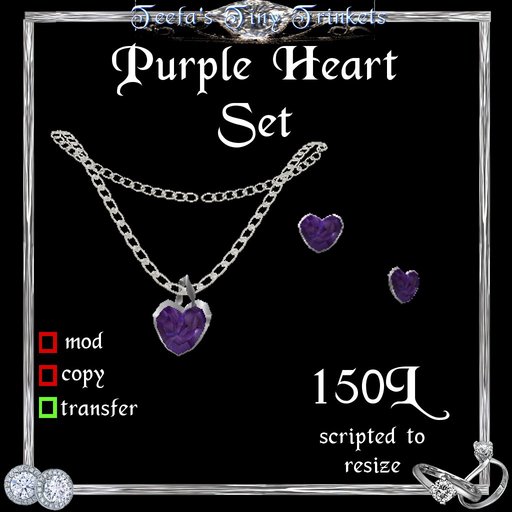 !~TTT~! Purple Heart Set