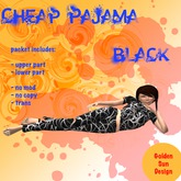 Cheap Pajama Black