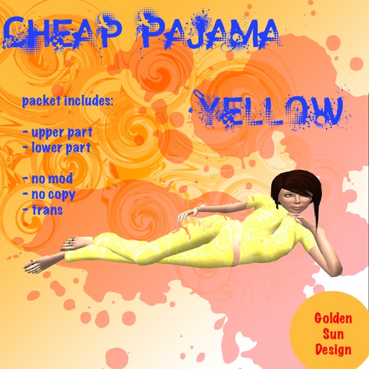 Cheap Pajama Yellow