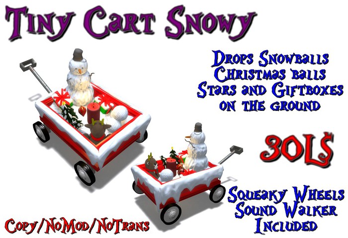 Tiny Cart Snowy