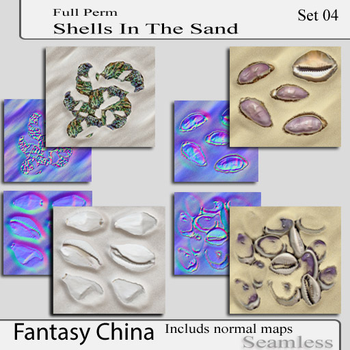 FC- Shells In The Sand Textures set 04 full perm