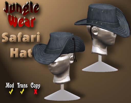 Jungle Wear - Safari Hat (Denim)