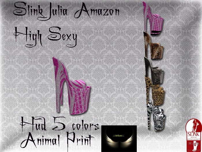 Sandalia Slink High Julia Hud 5 Colors Amazon